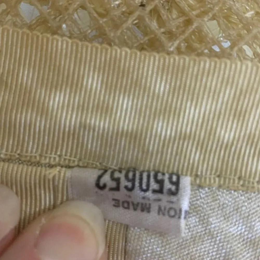 Vintage Union Made Cream Hat - Picture 8 of 9